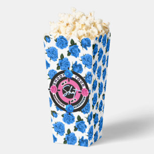 Guns or Roses Gender Reveal Pink/Blue Baby Shower  Favour Box