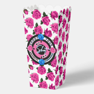 Guns or Roses Gender Reveal Pink/Blue Baby Shower  Favour Box