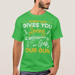 Guns Pistol Lover Gun Owner Shooting Design T-Shirt