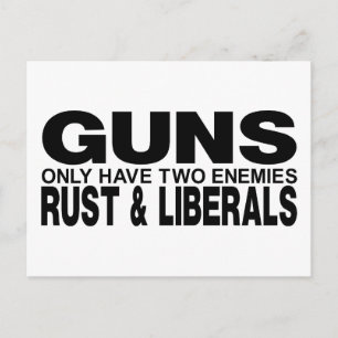 GUNS POSTCARD