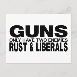 GUNS POSTCARD