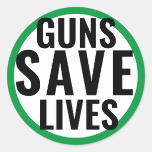 Guns Save Lives sticker