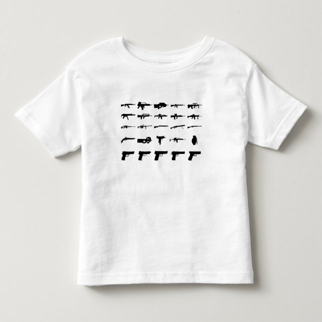 Guns Toddler T-Shirt (Front)