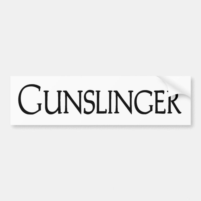 Gunslinger Bumper Sticker (Front)