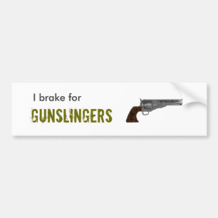 Gunslinger Bumpersticker Bumper Sticker