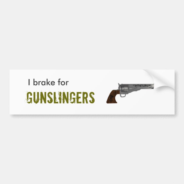 Gunslinger Bumpersticker Bumper Sticker (Front)