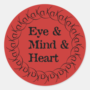 Gunslinger's creed & wheel of Ka Classic Round Sticker