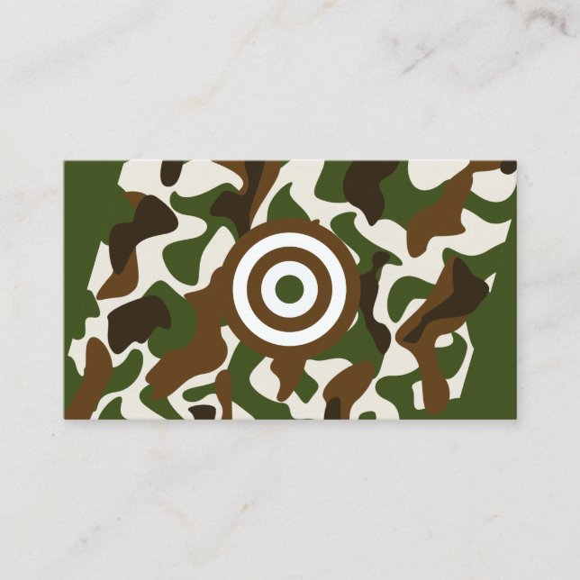 Gunsmith Trade Repair Maintenance Hunting Supplies Business Card (Front)