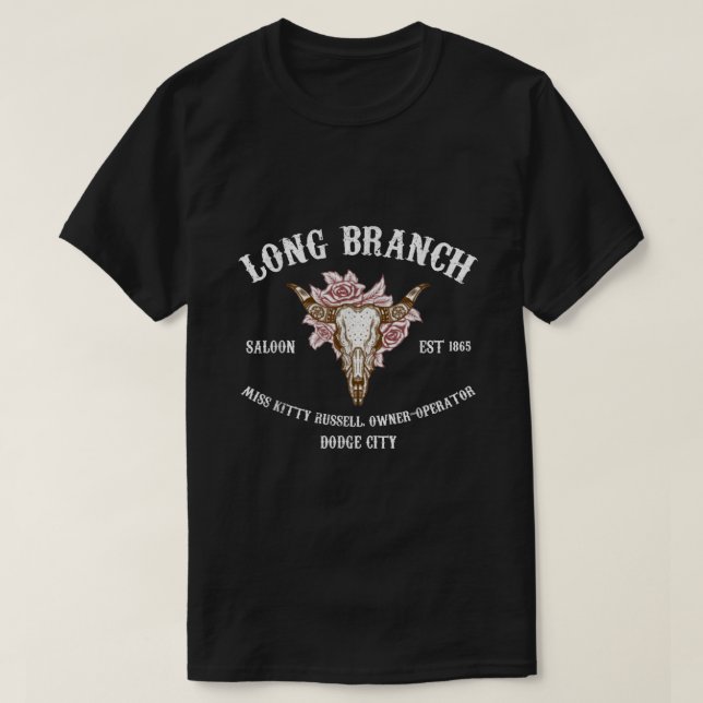 Gunsmoke  Long Branch Saloon  T-Shirt (Design Front)
