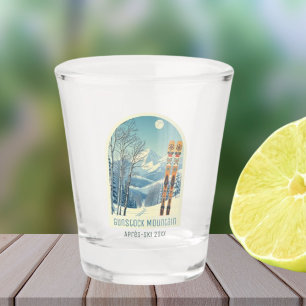Gunstock Mountain New Hampshire Shot glass