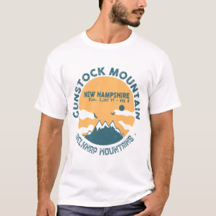 Gunstock Mountain NH - Retro Vintage Ski Souvenir T-Shirt