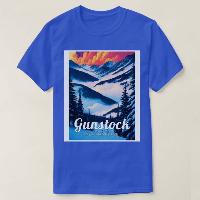Gunstock ski New Hampshire T-Shirt (Design Front)