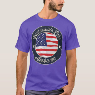 Guntersville Lake - Patriotic Alabama Souvenir T-S T-Shirt