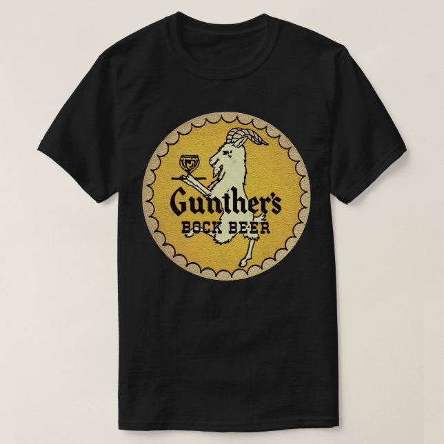 Gunthers Bock Beer T-Shirt (Design Front)