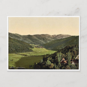 Gunther's Valley, Black Forest, Baden, Germany cla Postcard