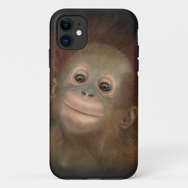 Gunung Baby Orangutan Case-Mate iPhone Case (Back)