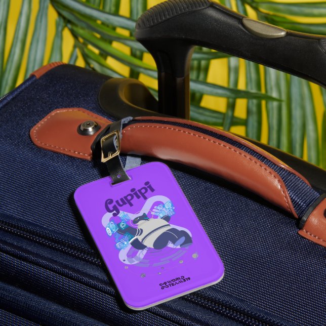 Gupipi luggage tag (Front Insitu 1)