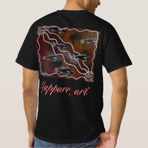 gupparr_art white jew fish shirt