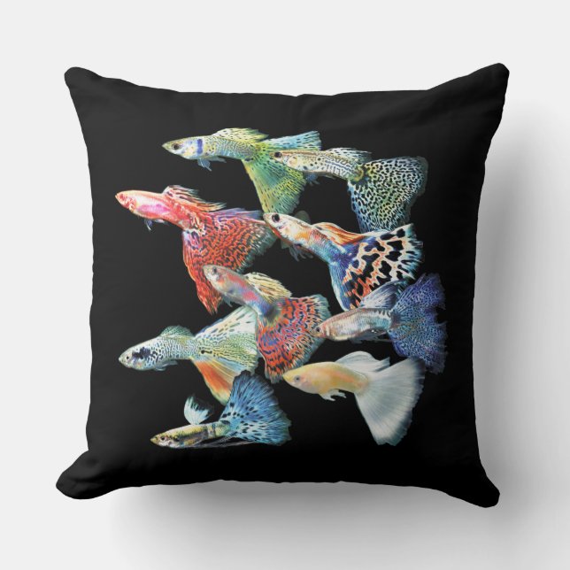 Guppies Cushion (Front)