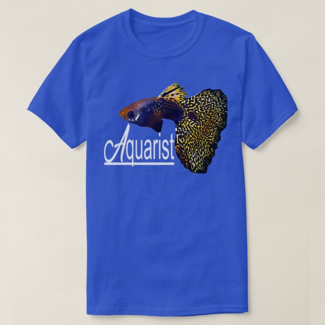 Guppy Fish Aquarist Shirt (Design Front)