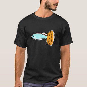 Guppy Fish Aquarium Design For Fishkeeping Fans T-Shirt