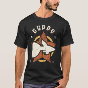 Guppy Fish Vintage Retro Classic Animal T-Shirt