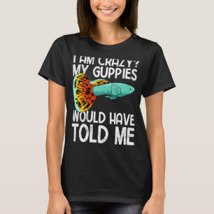 Guppy Fishes Aquarium Aquarist T-Shirt