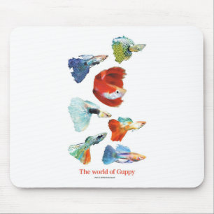 Guppy goods mouse mat