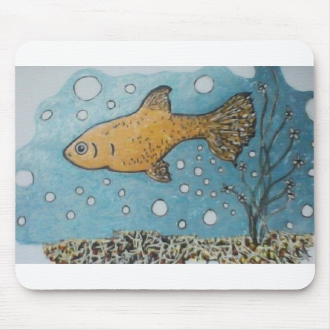 Guppy Love Mouse Mat (Front)