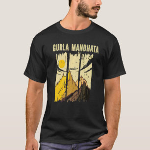Gurla Mandhata Mountain Peak Summit Climber   T-Shirt
