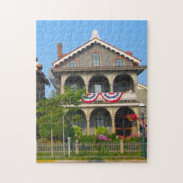Gurney Street Cape May New Jersey. Jigsaw Puzzle (Vertical)