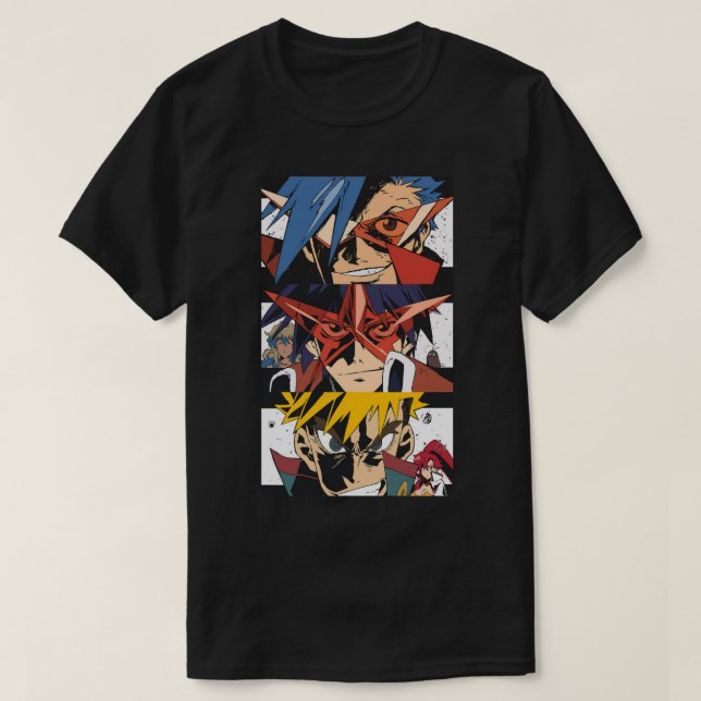 Gurren Lagann  16 T-Shirt (Design Front)