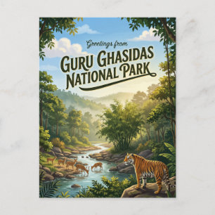 Guru Ghasidas National Park India Postcard