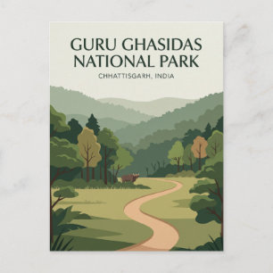 Guru Ghasidas National Park India Postcard