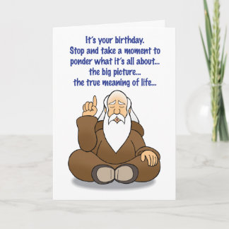Guru Humourous Birthday Card