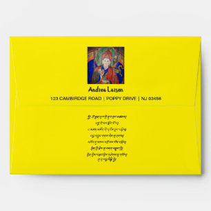 Guru Rinpoche & 7 Line Prayer (Buddha Tibetan) Envelope