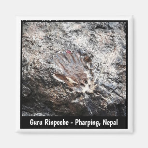 Guru Rinpoche Hand Imprint, Pharping Cave - Nepal Magnet