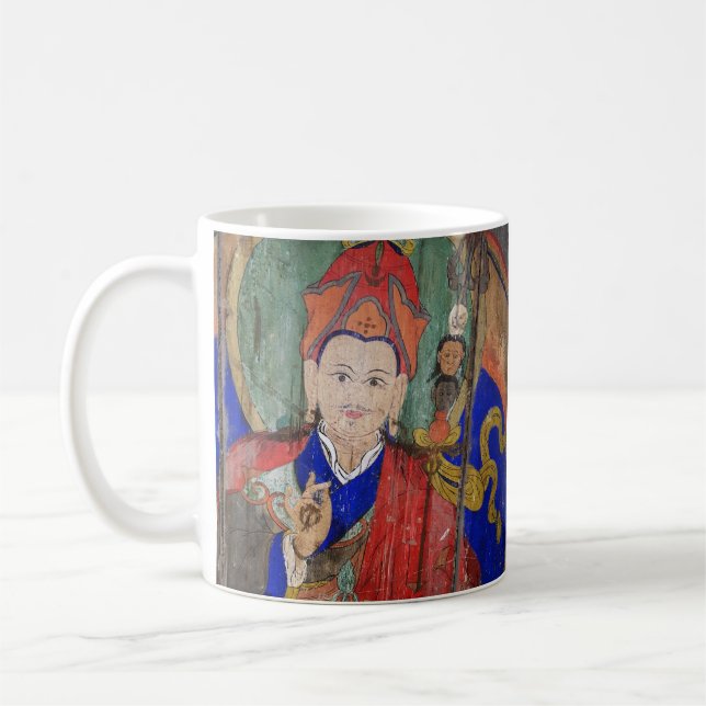 Guru Rinpoche, The Himalayas, Nepal Coffee Mug (Left)