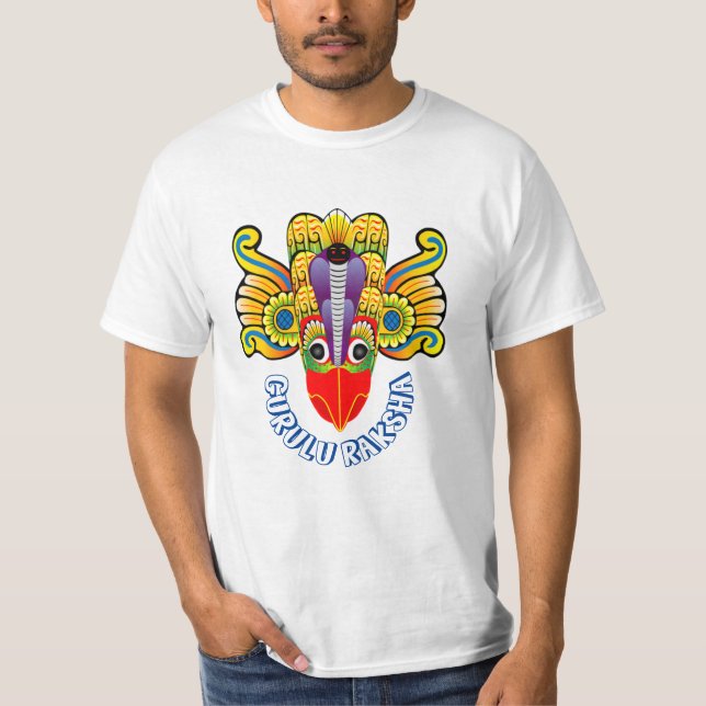 Gurulu Raksha Sri Lanka demon design T-Shirt (Front)