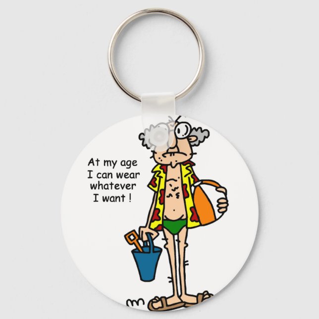 Gus-Age Thing Tshirts and Gifts Key Ring (Front)