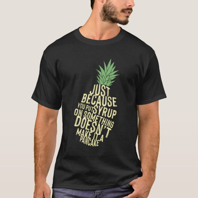 Gus And Spencer Funny Pineapple Psych T-Shirt (Front)