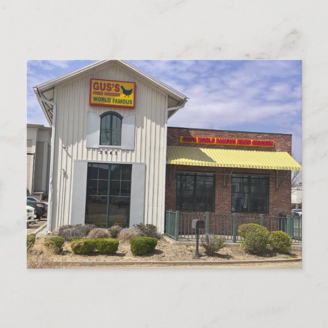 Gus’s World Famous Fried Chicken Postcard (Front)