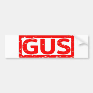 Gus Stamp Bumper Sticker