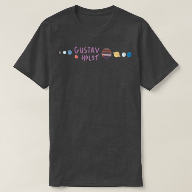 Gustav Holst The Planets T-Shirt (Design Front)