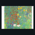 Gustav Klimt 1907,Farm Garden with Sunflowers. Photo Print<br><div class="desc">Ilustradoras y pintores famosas de todos los tiempos.</div>