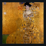 Gustav Klimt, Adele Bloch-Bauer (1907) Poster<br><div class="desc">Beautiful reproduction of Gustav Klimt's portrait of Adele Bloch-Bauer (1907). Original in oil with golden and silver foil on canvas.</div>