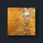 Gustav Klimt - Adele Bloch-Bauer I. Canvas Print<br><div class="desc">One of the most famous paintings by Gustav Klimt and his most expensive painting. A portrait of Adele Bloch-Bauer.</div>