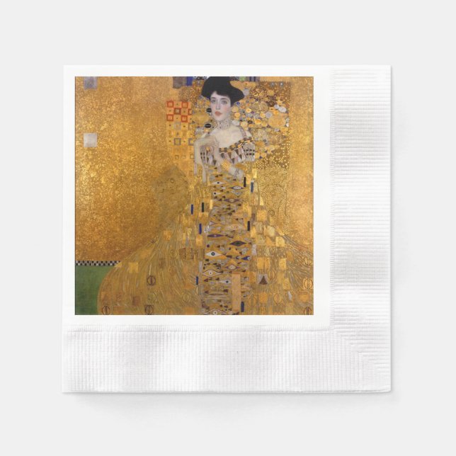 Gustav Klimt - Adele Bloch-Bauer I. Napkin (Front)
