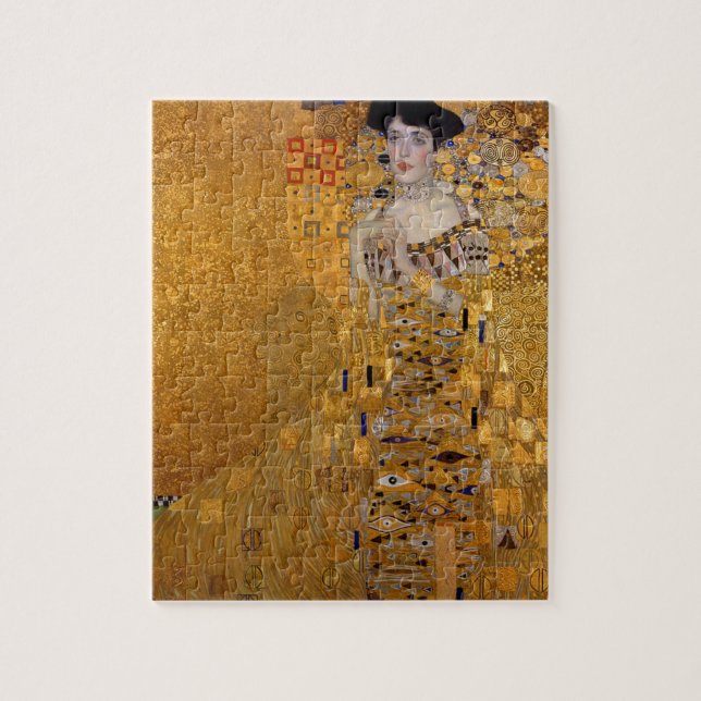 Gustav Klimt - Adele Bloch-Bauer I Painting Jigsaw Puzzle (Vertical)