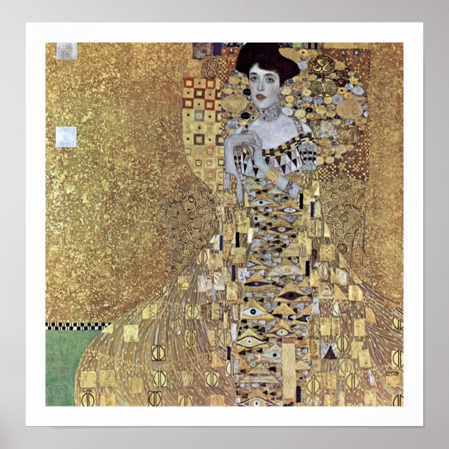 Gustav Klimt ~ Adele Bloch-Bauer I Poster (Front)